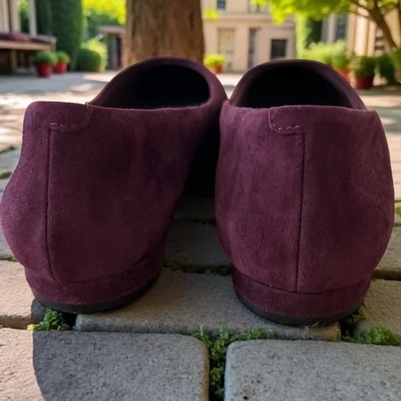 ROCKPORT Total Motion Adelyn Ballet Flats Total Motion Trutech Purple Plum Shoes - Picture 3 of 6